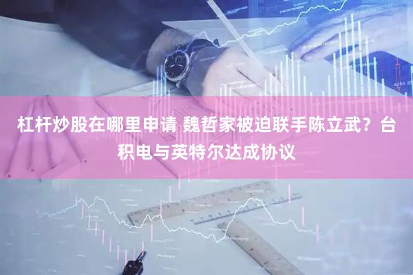 杠杆炒股在哪里申请 魏哲家被迫联手陈立武？台积电与英特尔达成协议