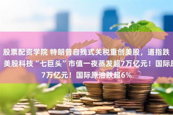 股票配资学院 特朗普自残式关税重创美股，道指跌超1600点，美股科技“七巨头”市值一夜蒸发超7万亿元！国际原油跌超6%