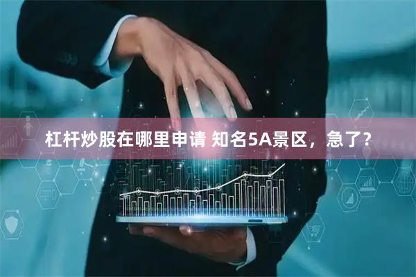杠杆炒股在哪里申请 知名5A景区，急了？